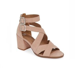 BP Izzy Block Ankle Strap  Heel